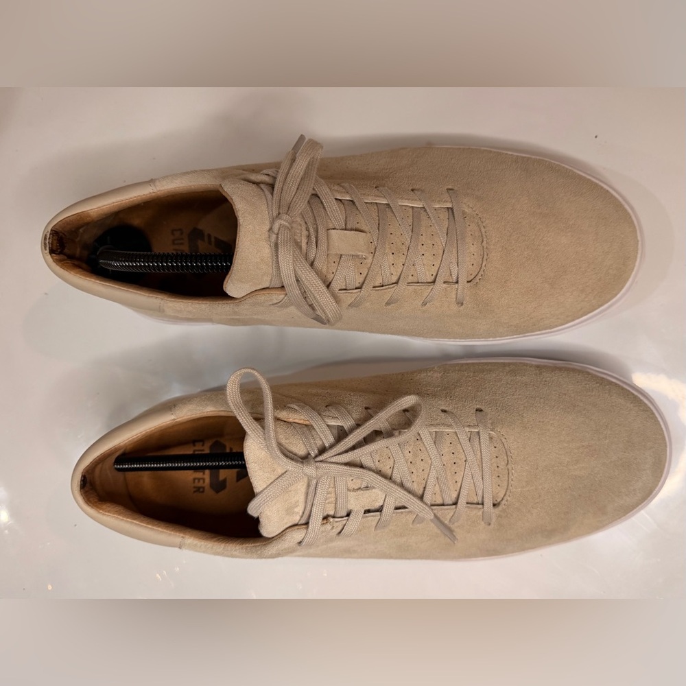 Men's Tan Suede Sneakers